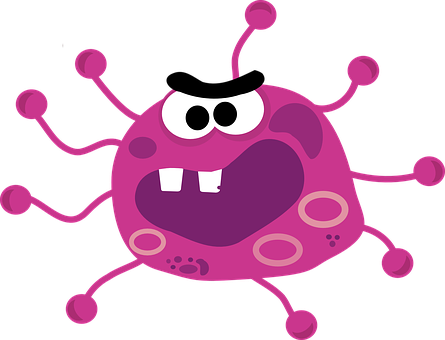 Desenho de bactéria